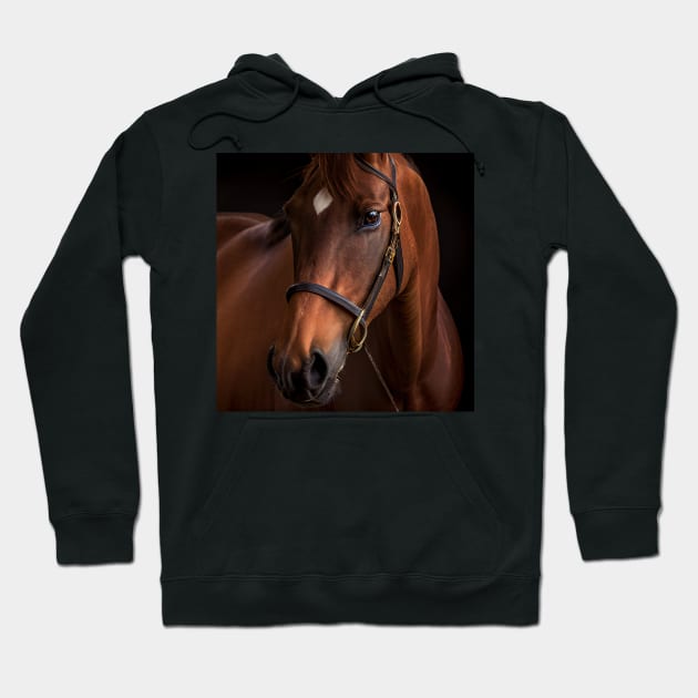 Horses Series Hoodie by VISIONARTIST